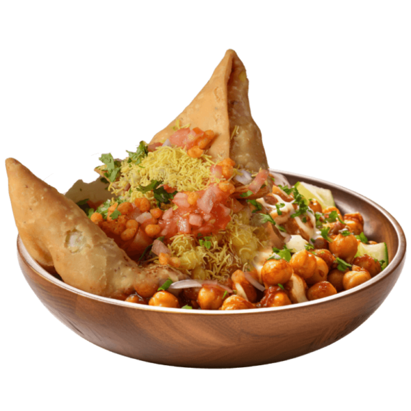Vegetable Samosa with Chana